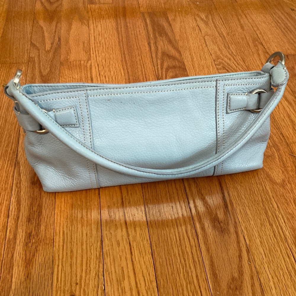 Baby blue purse
